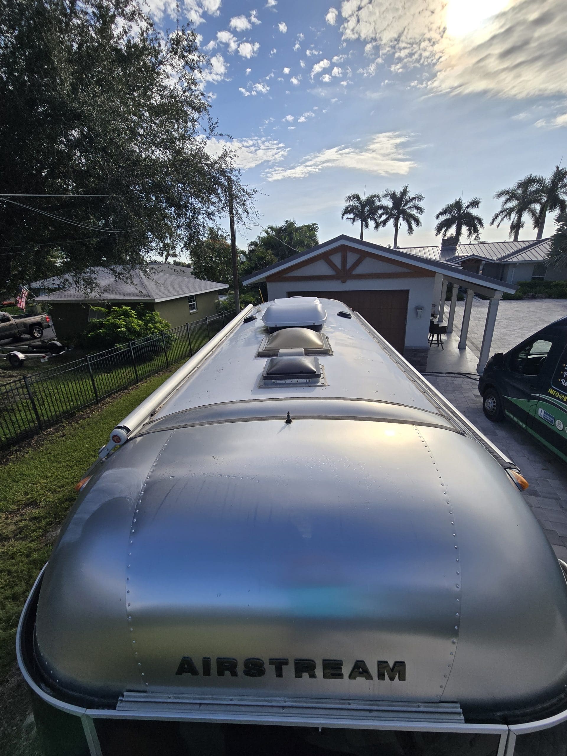 Roof Inspection on an Airstream