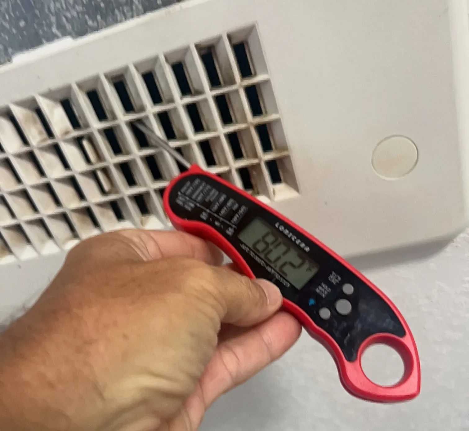 Performing a Delta-T Test on the AC discharge air